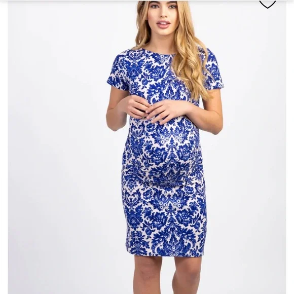 sachin and babi light blue dress What are some baby shower dress ideas for a first time mom? main image 1